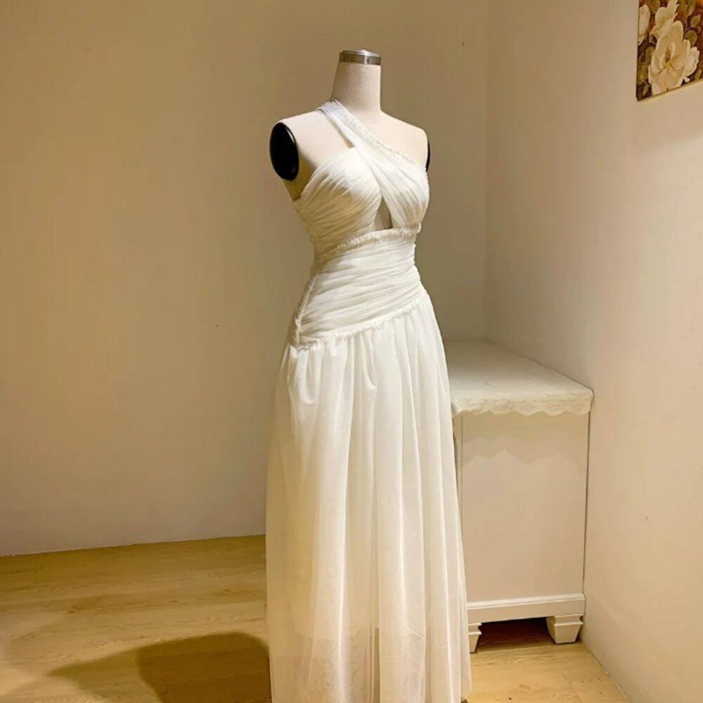 SouliaDream / White Goddess Dress / Women's Large - Picture 4 of 10